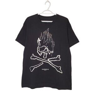 Mastermind Japan x Travis Scott skull graphic shirt black size L
